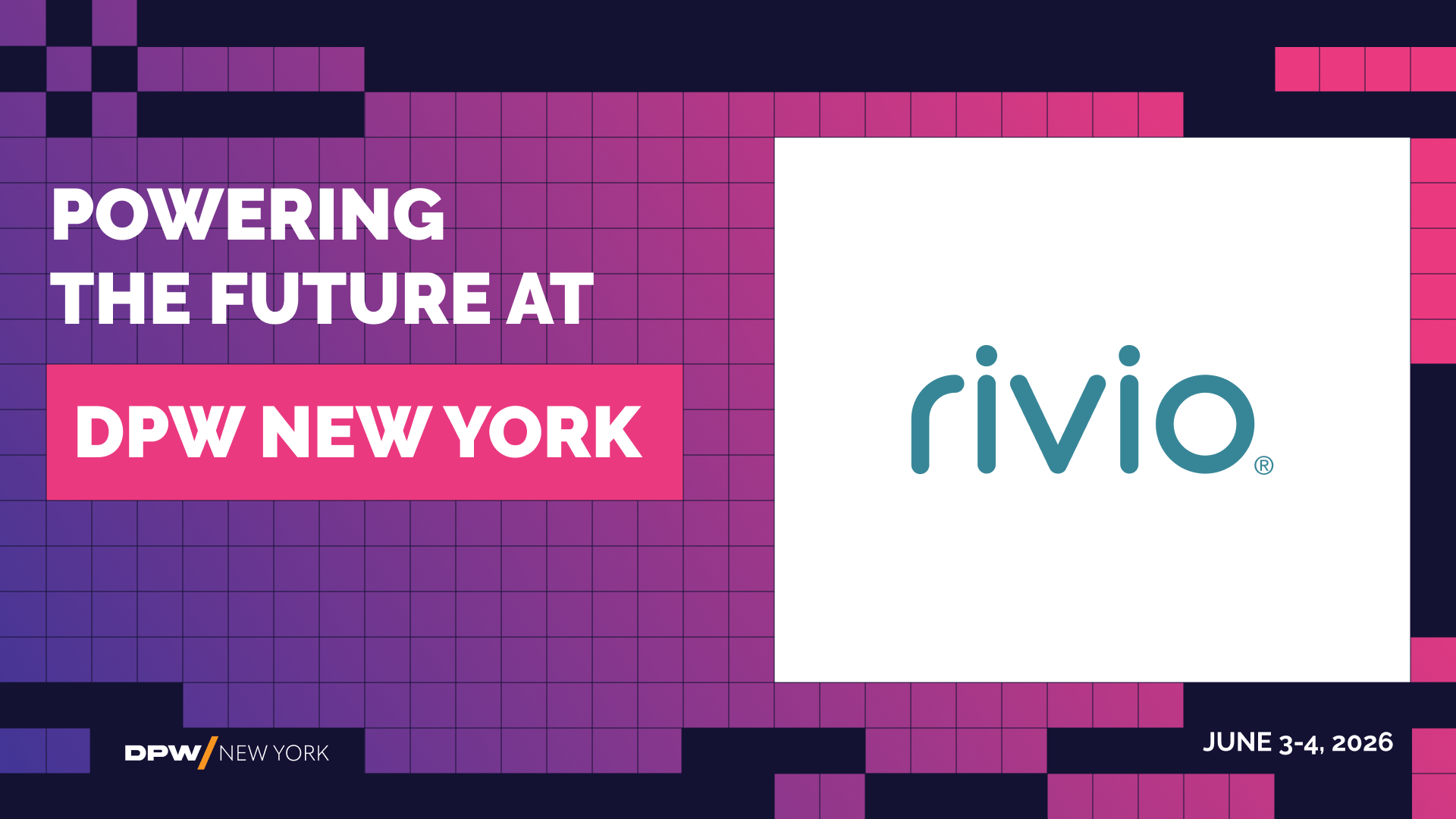 Rivio at DPW New York 2026